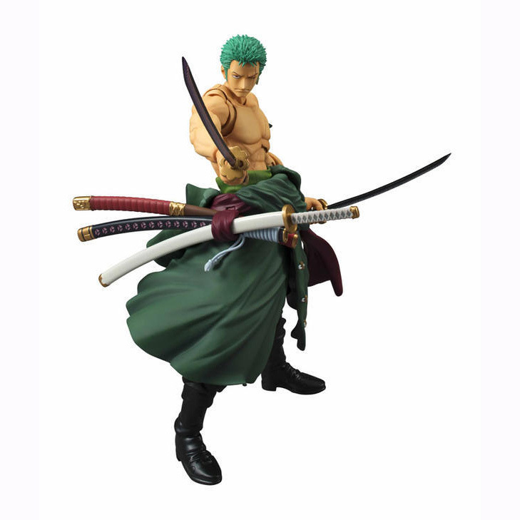 Boneco One Piece Boneco Roronoa Zoro Articulados Com Acessórios 18 cm Action Figure Colecionáve Boneco Decoração