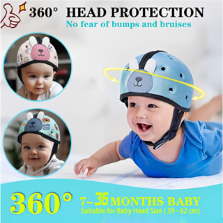Capacete Macio Para Bebês Aprendendo A Andar , De Segurança , Protetor De Cabeça De Bebê Caminhada Em Estoque
