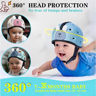 Capacete Macio Para Bebês Aprendendo A Andar , De Segurança , Protetor De Cabeça De Bebê Caminhada Em Estoque