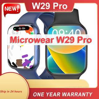 Microwear W29 Pro Smart Watch 1GB Moving Island Series 9 Bússola NFC Jogo GPS Rastreador De Chamada iwo Long Light Smartwatch