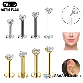 LABRET AÇO AUSTRALIANO PUSH PIN BOLINHA - I Love Piercing - Loja