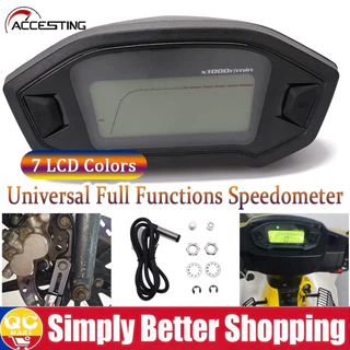 Novo Tacômetro Digital 13000rpm LCD Velocímetro 7 Cores Backlight Odômetro Para Honda Grom 125 MSX125