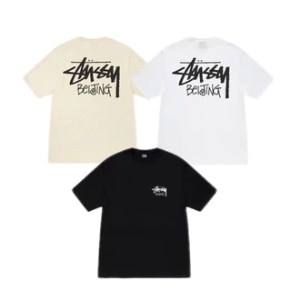 Moda Clássica de Verão Logotipo Clássico de Verão Impresso Camiseta Solta Casual de Pescoço Redondo Manga Curta Homens Mulheres Mesmo Estilo