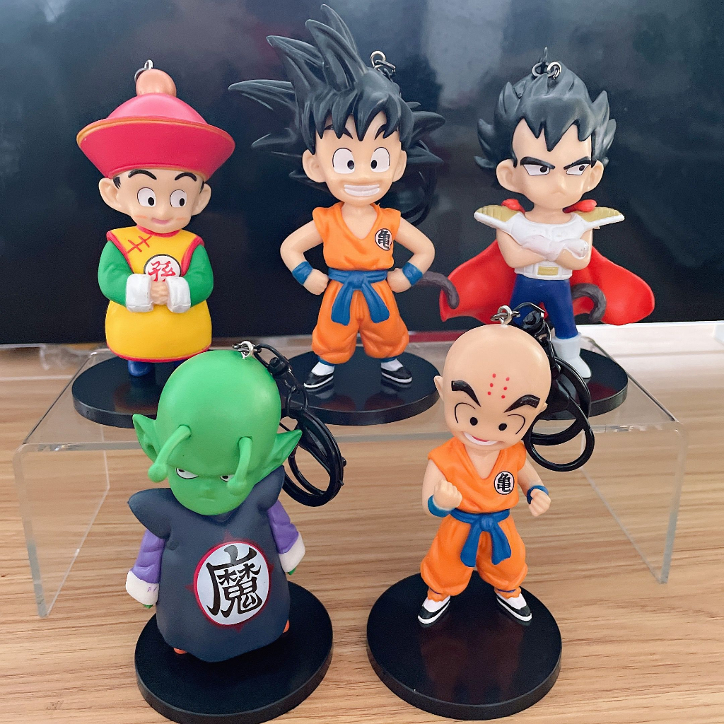 Desenho Anime Dragon Ball PVC Chaveiro Goku Saiyan Boneca Carro Chave  Pingente Bolsa Criativo Pequeno Presente Guindaste Acessórios Atacado