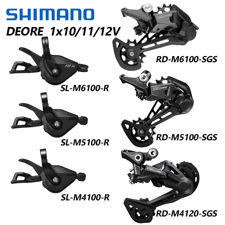 Shimano Deore M6100 12V Gruposet SL-M6100 Alavanca De Câmbio RD-M6100 SGS Desviador Traseiro 12 Velocidades 12v Shifter Swtich Básica M7100 M8100