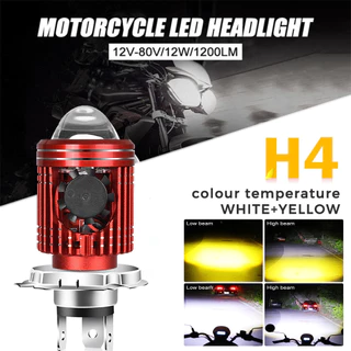 2023 O Mais Novo Super Brilhante Cor Dure H4 HS1nH6 BA20D Lâmpadas De Teto LED Hi/Lo Beam Para Motocicleta Scooter