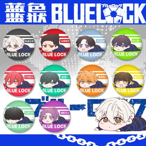 Anime BLUE LOCK Chaveiro Arcylic Keychain Figuras De Desenho Animado Isagi  Yoichi Bachira Meguru Kawaii Acessórios De Roupa De Presentes De Aniversário