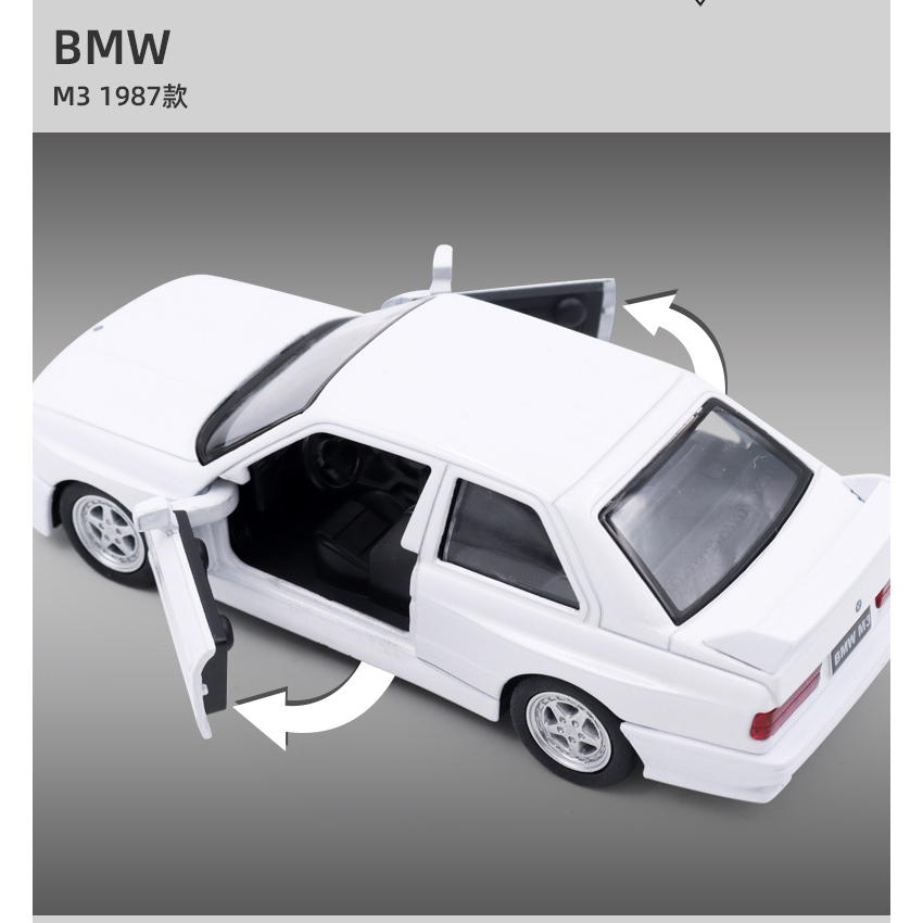 2024年のクリスマス E30 M3 BMW 36 : 1 CITY RMZ 1987 Esportivos Carros De Modelos 乗用車