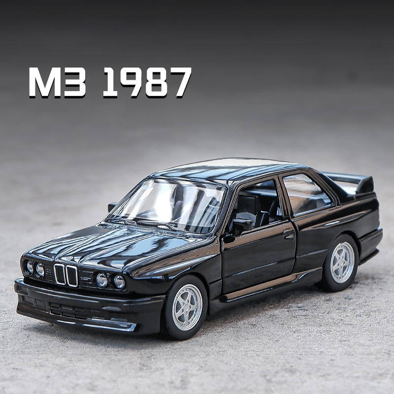 RMZ CITY 1 : 36 BMW M3 E30 1987 Modelos De Carros Esportivos Retro De Brinquedo Alloy Diecast