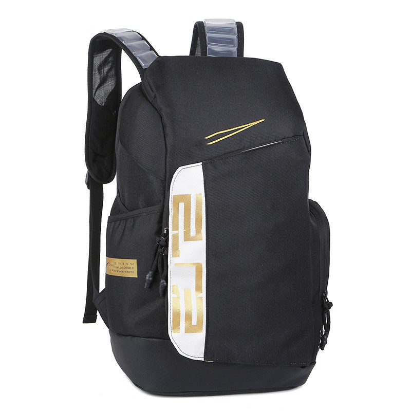 Novo Estilo Basquete Mochila de basquete ao ar livre Esportes Bolsa de grande capacidade Bolsa de escola de estudante Casal Almofada de ar Mochila com amortecimento