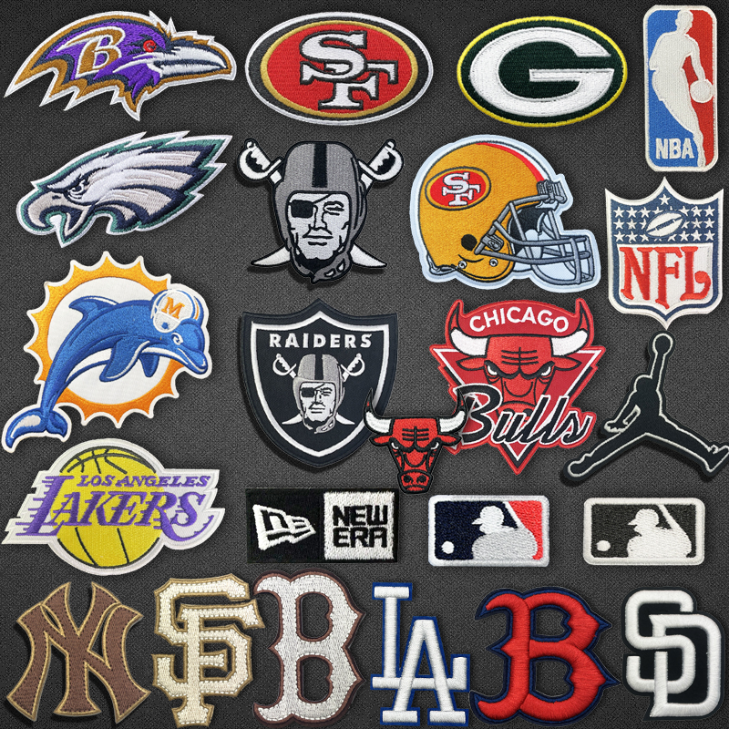 Logo Patch Adesivo Adesivo Bordado NFL Adesivo Bordado NFL Adesivo Bordado NBA Adesivo Bordado NBA Adesivo Bordado NBA Adesivo Bordado MBL Adesivo Adesivo Adesivo para Braçadeira de Calçado Decoração de Roupas