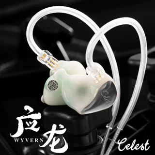 Celest Wyvern/PRO 10mm Diâmetro LCP Cristal Líquido Ddiafragma Auricular Monitor HIFI DJ Fone De Ouvido Para Jogos