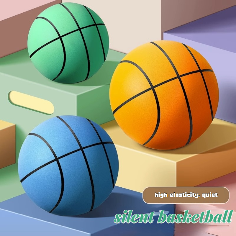 Basquete silencioso, bola silenciosa, bola de treinamento indoor de baixo  ruído, bola de espuma de alta densidade não revestida, basquete de espuma  silenciosa microporosa