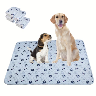 Almofada De Xixi Para Cães De 4 Camadas , Almofadas De Absorção E À Prova De Vazamentos , Tapete Antiderrapante Filhotes