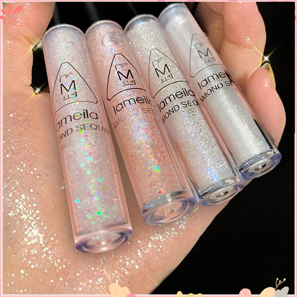 Sombra Para Os Olhos Maquiagem Líquida Brilhante Duração (Estoque Pronto)