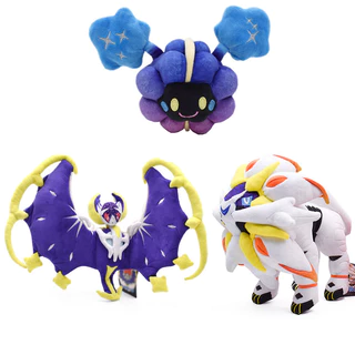 26-53cm Anime Pokemon Sol E Lua Figura Cosmog Solgaleo Lunala Deus Brinquedos De Pelúcia Boneca Macia Recheados Para Crianças Presentes De Natal De Aniversário