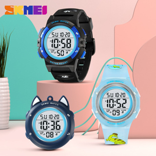 Skmei 2236 Kids Watch Luz Digital Infantil NFC Student LED 3Pcs À Prova D