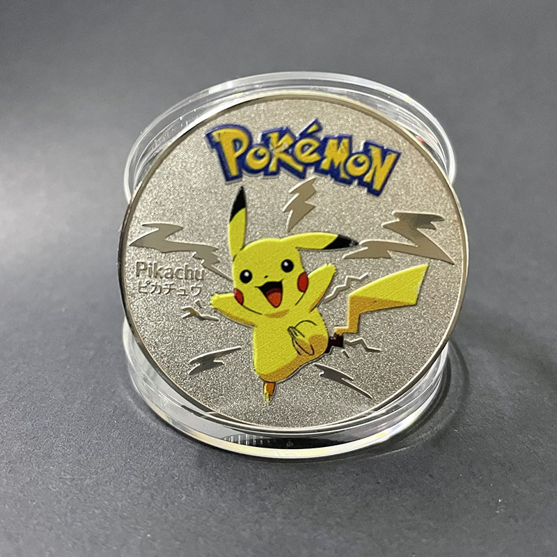 Moeda Comemorativa Pokemon Moedas Metal Mewtwo Anime Charizard Pikachu ...