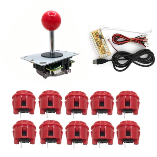 Kit Arcade DIY Zero Atraso Codificador USB PC Rasberry PI PS3 Cópia Sanwa Joystick Caixa Gabinete De Console De Jogo