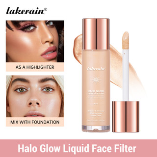 Filtro Facial Líquido Lakerain Halo Glow High Shine Finish Colorido Destaque Hidratante Maquiagem De Longa Duração em Oferta na Shopee
