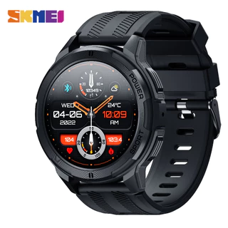 Relógio Inteligente SKMEI AMOLED HD 466 * 466 Resolução Da Tela Bluetooth Chamada Telefônica Smartwatch Monitoramento Freqüência Cardíaca À Prova D