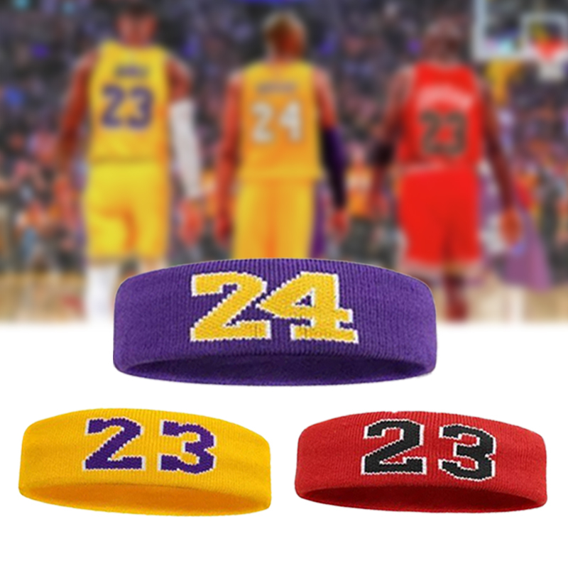 Faixa De Suor Elástica De Algodão Athletic Headband Proteção Da Basquetebol Tênis Esporte Adulto Ginásio Fitness Sweat Hair Band