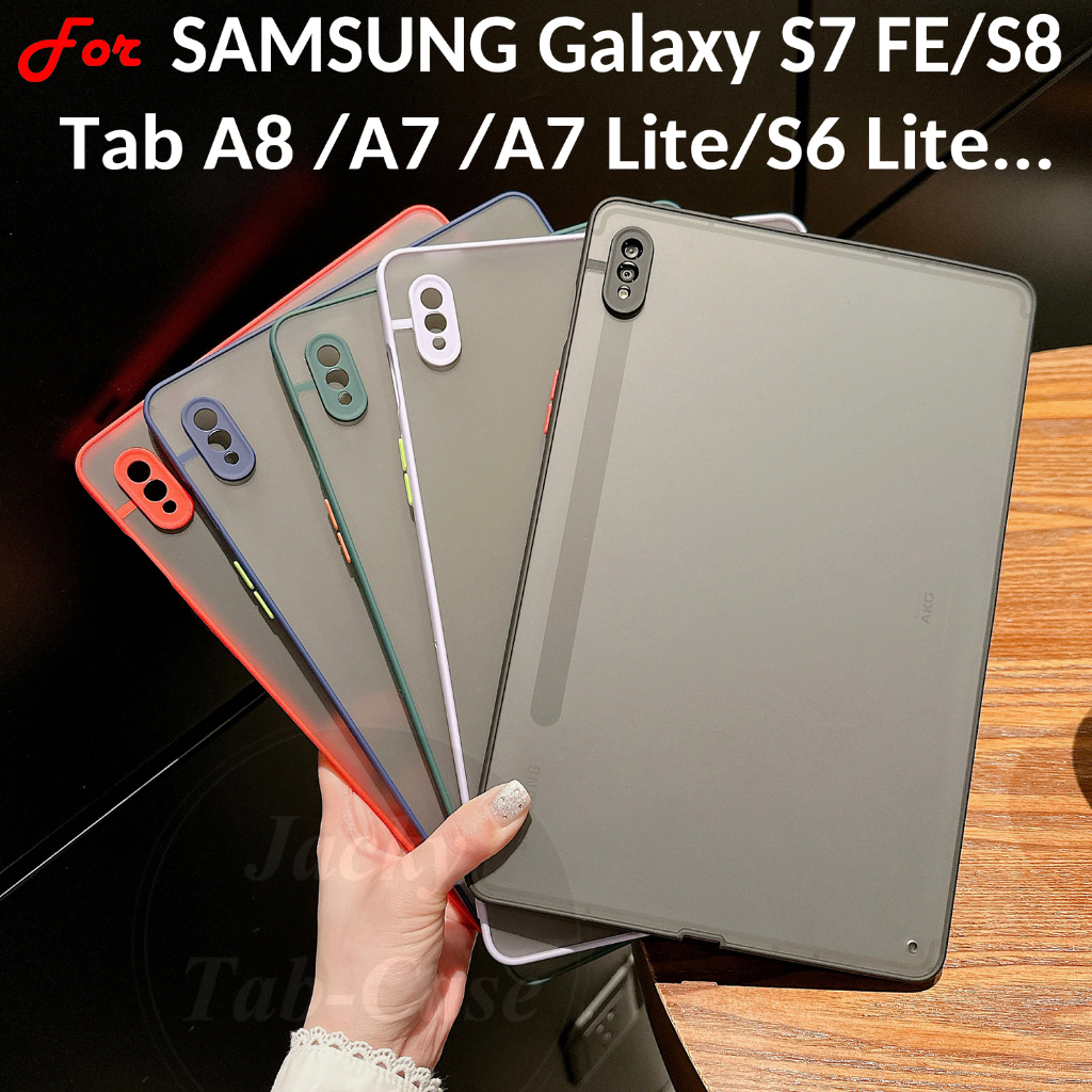 Capa De Silicone Para Samsung Galaxy Tab A9 Plus A9 + 11  A8 10.5 Suporte  De Mesa 8.7  TPU Protetora Macia