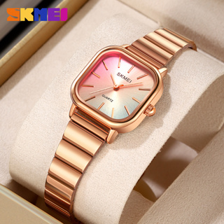 SKMEI Moda Anamorfose Simples Relógio De Quartzo Empresarial 2190