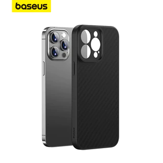 Baseus Estojo Telefônico Base De Fibra Sintética Para A Série iP 15 (Com Protetor De Tela De Vidro Temperado E kit De Limpeza)