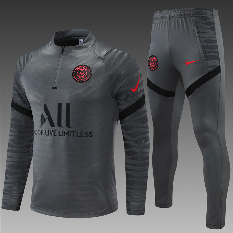 Liverpool Fato De Treino Esportivo Uniforme Masculino Adulto Manga Longa Meio Zíper Outono Inverno De Futebol Duas Peças