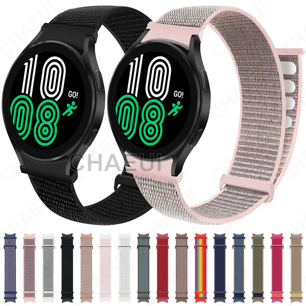 Pulseira De Nylon Para Samsung Galaxy Watch 6 5 Pro 4 44mm 40mm 45mm Classic 47mm 43mm 42mm 46mm