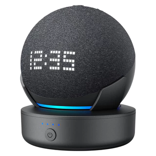Base De Bateria Portátil 10000mAh Para Echo Dot 5a 4a Geração Power Bank Suporte De Alto-Falante Inteligente
