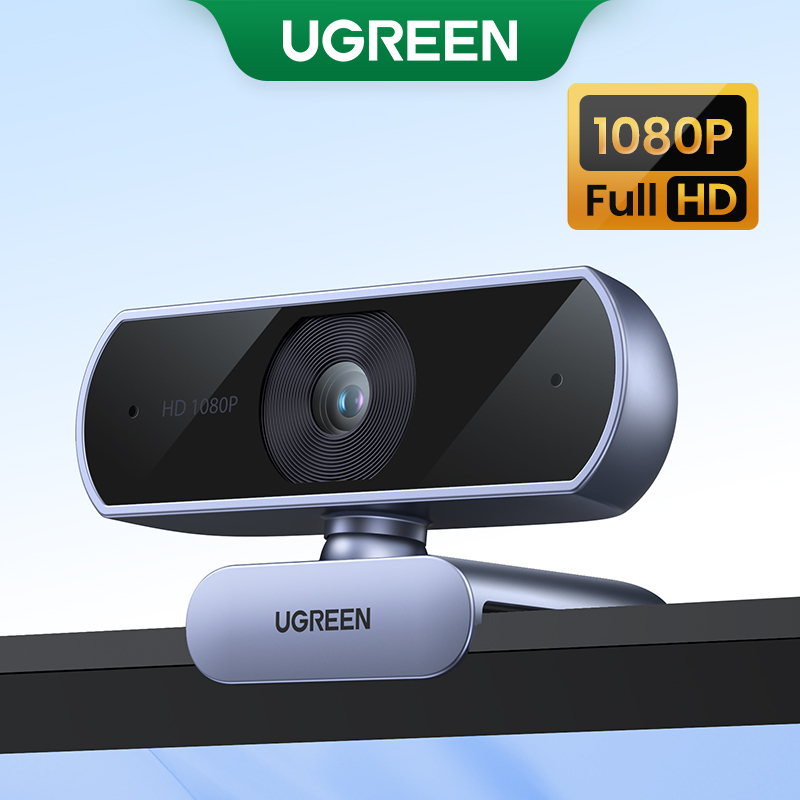 Computador UGREEN Câmera Externa USB 1080P 30FPS 200W Pixels , Foco Fixo , Microfone Embutido Com Cabo De 2 Metros