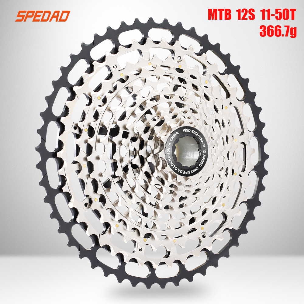 Cassette VTT 12 Vitesses SPEDAO 10-50T Ou 11-50T - Compatible Moyeu Libre XD - Marque EXPROTAS
