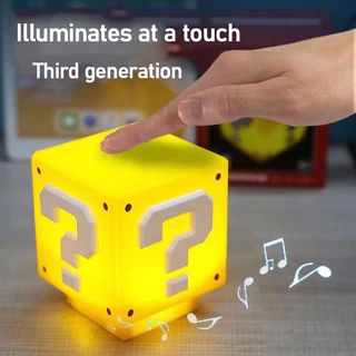 Lâmpada De Iluminação Nocturna Mario Decorativa Para Crianças De Mesa Brinquedos De Aniversário Presente
