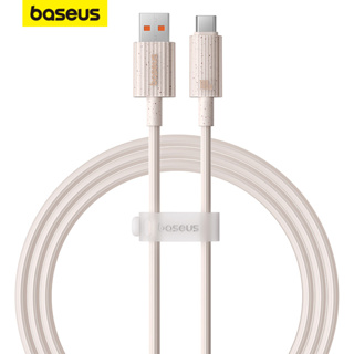 Cabo Baseus 100W De Carregamento Rápido USB Para Tipo C Huawei Honor Xiaomi Blindagem De Biodegradável Construído Em Chip De Reconhecimento Inteligente