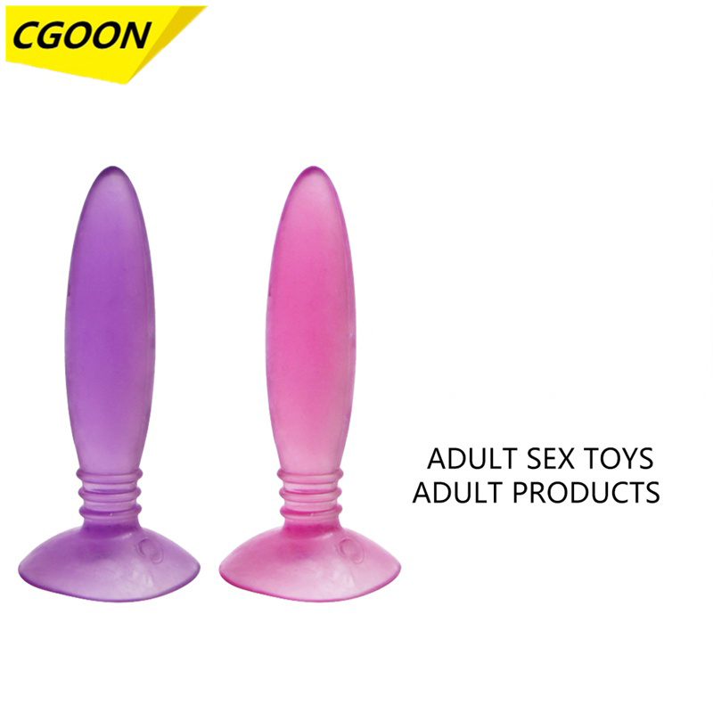 C5GOON 1pc Chupador Anal Plug Jelly Toys Real Skin Feeling Brinquedos Sexuais Adultos Produtos Beads