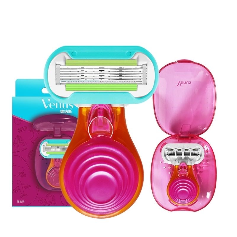Mini gillette Venus 5 lâminas sensitive gilete feminina viagem Gillette ...