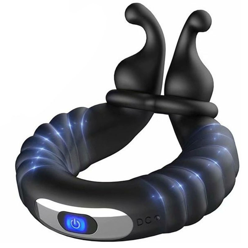 Anel Vibratório Homem Brinquedos Sexy Sexuais Masculinos Vibrador De Ejaculação Atrasada Pênis Massajador Exercício Brinquedo