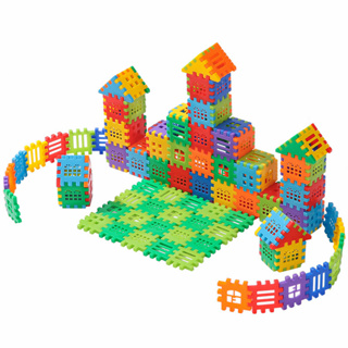 Brinquedo De Montar Encaixe Educativo Plakt Plukt Kit 184 Peças Criativo  Colorido Presente Para Criança Infantil Pecinhas De Montar