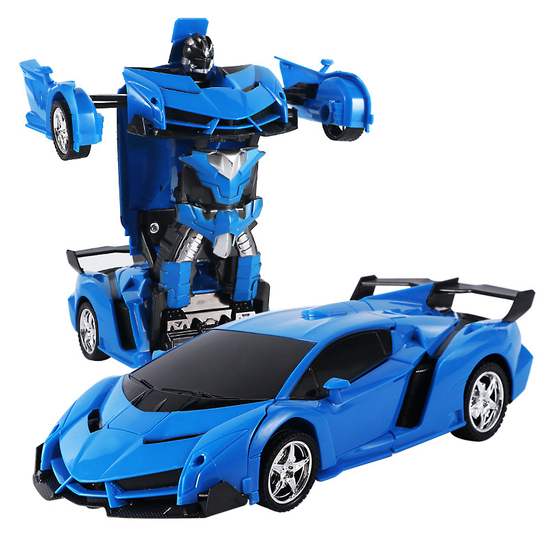 1/18 Rc Transformer Carro 2 Em 1 Robôs De Transformação Modelos Controle Remoto De Corrida Brinquedo De Luta Brinquedos De Presente Para Garotos Aniversário