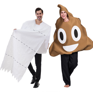 Conjunto De Trajes Para Casais De Bacon & Ovos Adulto Engraçado Homens  Festa De Halloween Comida Deliciosa Cosplay Traje De Fantasia