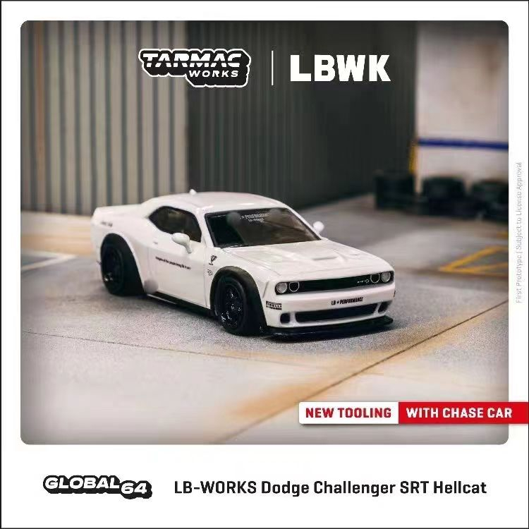 Tw Estoque Pronto 1: 64 Dodge Challenger Challenger SRT Hell Cat LBWK ...