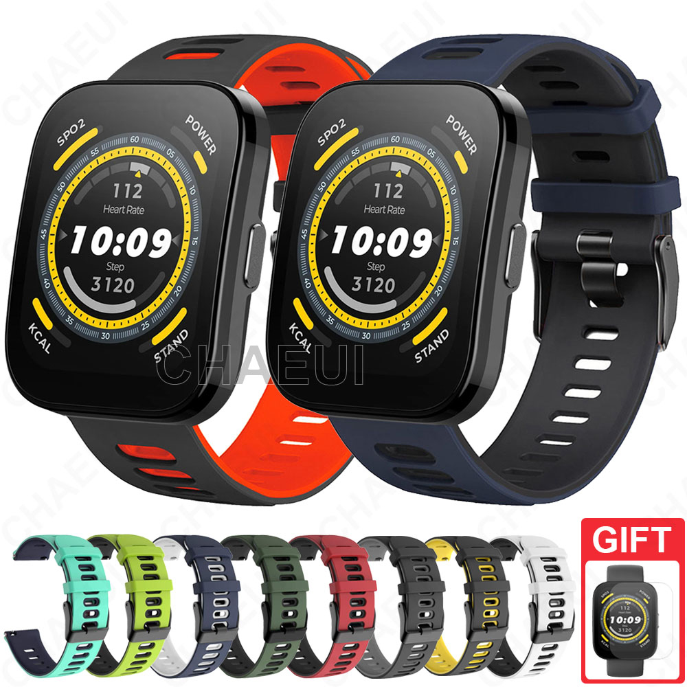 Cinturino In Silicone Floreale Per Amazfit Bip U/Pro/GTR/GTS – Design Bicolore, 20mm Impermeabile