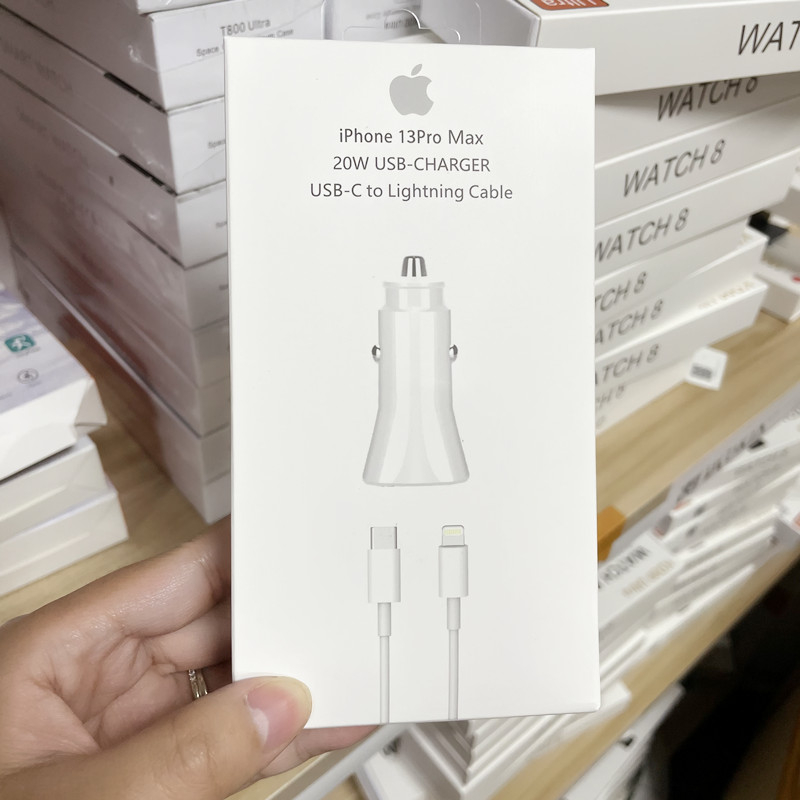 Carregador De Carro De 20W Tipo C Carga Rápida Para iPhone 13 12 11 Pro Max X XS XR Xiaomi PD De Telefone Móvel