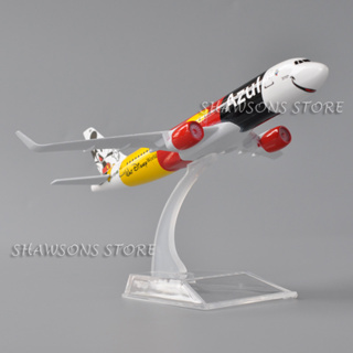 Réplica De Pintura De Rato Mickey Airbus A320 Azul Brazilian Airlines 1 : 250 Escala Diecast Plane Modelo Toy