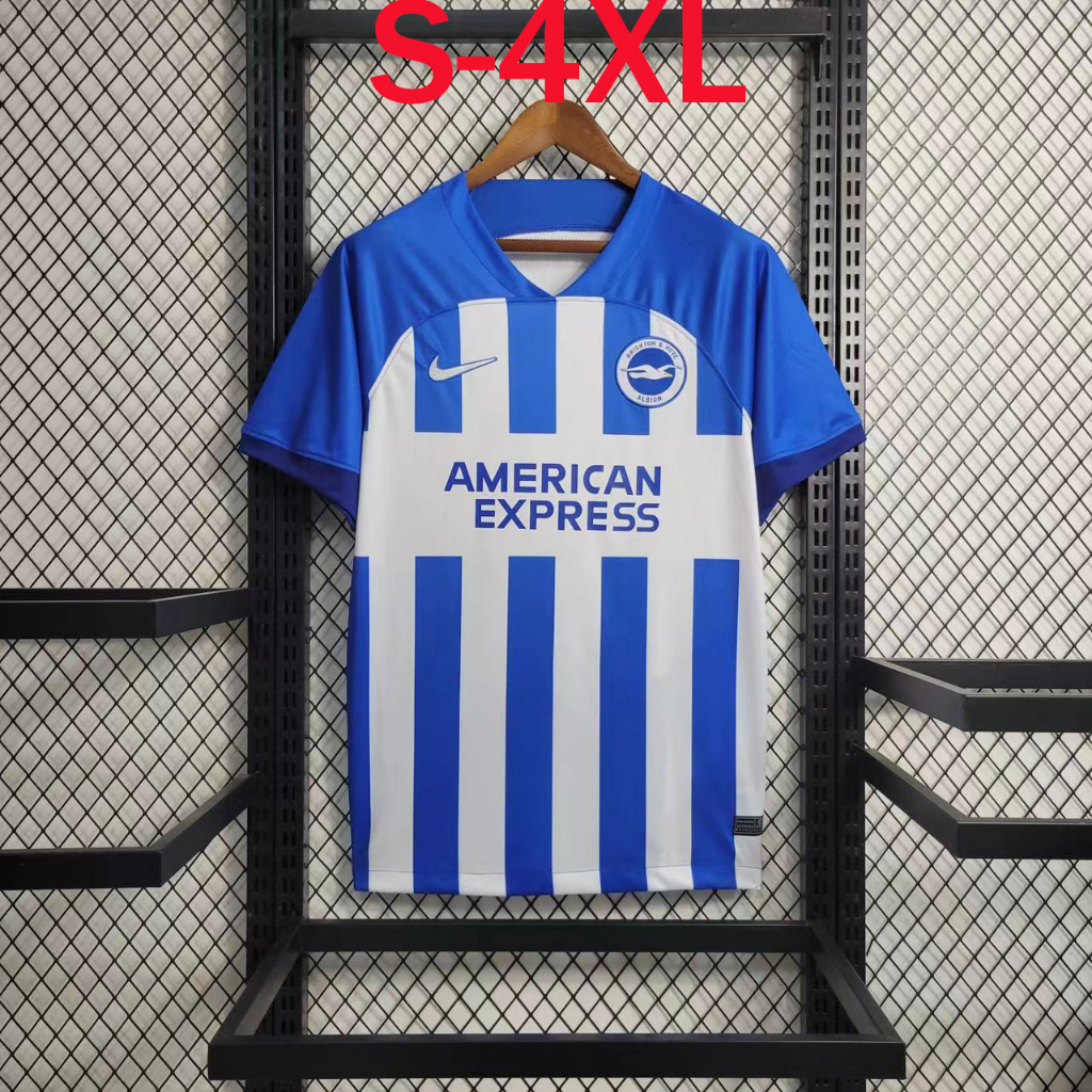 2023-2024 Novo Estilo Brighton Home Jersey Equipe Personalizada Treinamento de Futebol Uniforme Estrela Mesmo Estilo Competição Sweatshirt