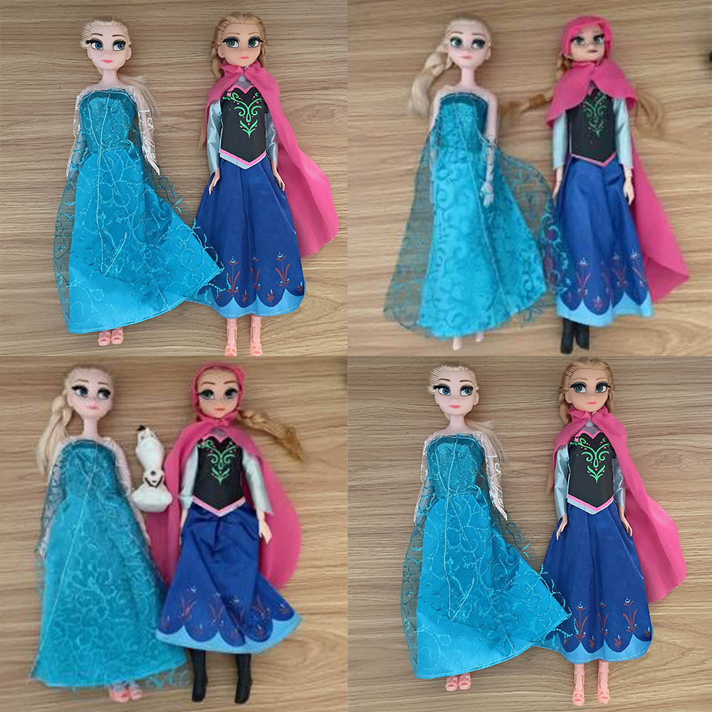 Disney-Frozen 2 bonecas móveis para crianças, Elsa, Anna, brinquedos para  princesas, anime, presentes de aniversário