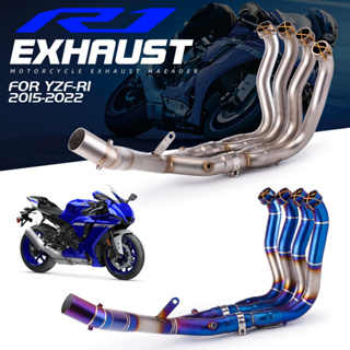 Para a YAMAHA YZF R25 MT03 R3 MT-03 Dirt Bike de Corrida de Moto Modificada  do Escape de Moto Ligação do Meio Tubo de Escape Escape Tubo desconto - Moto  Peças ~