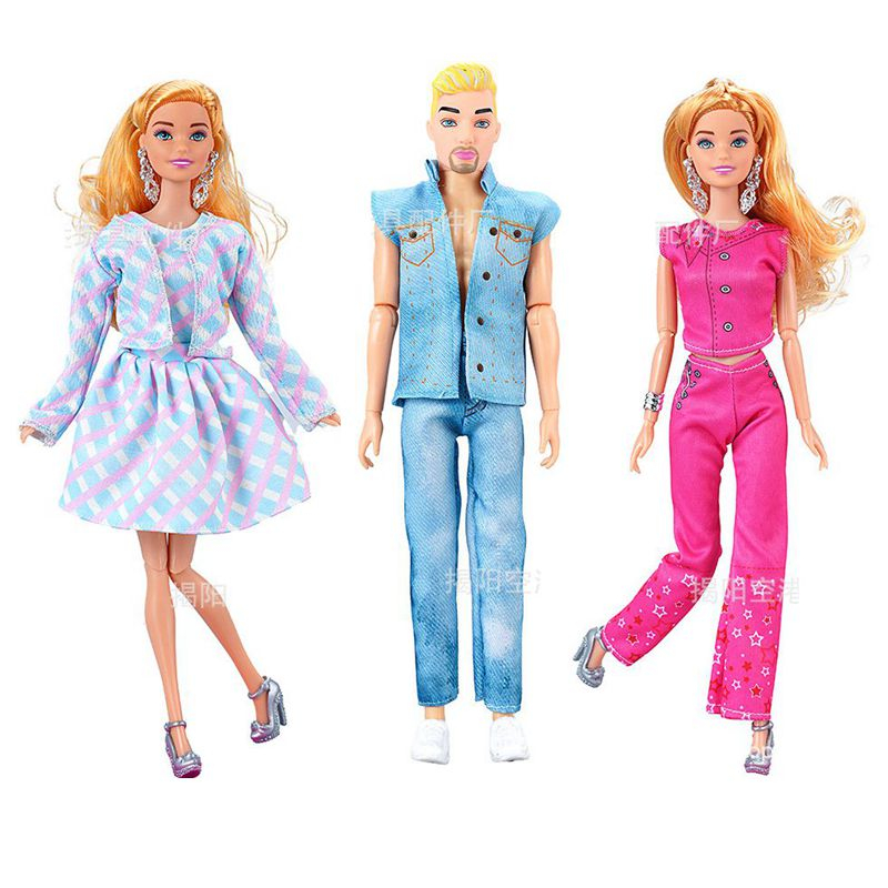 Kawaii Item Moda Boneca Roupas Crianças Brinquedos Dolly